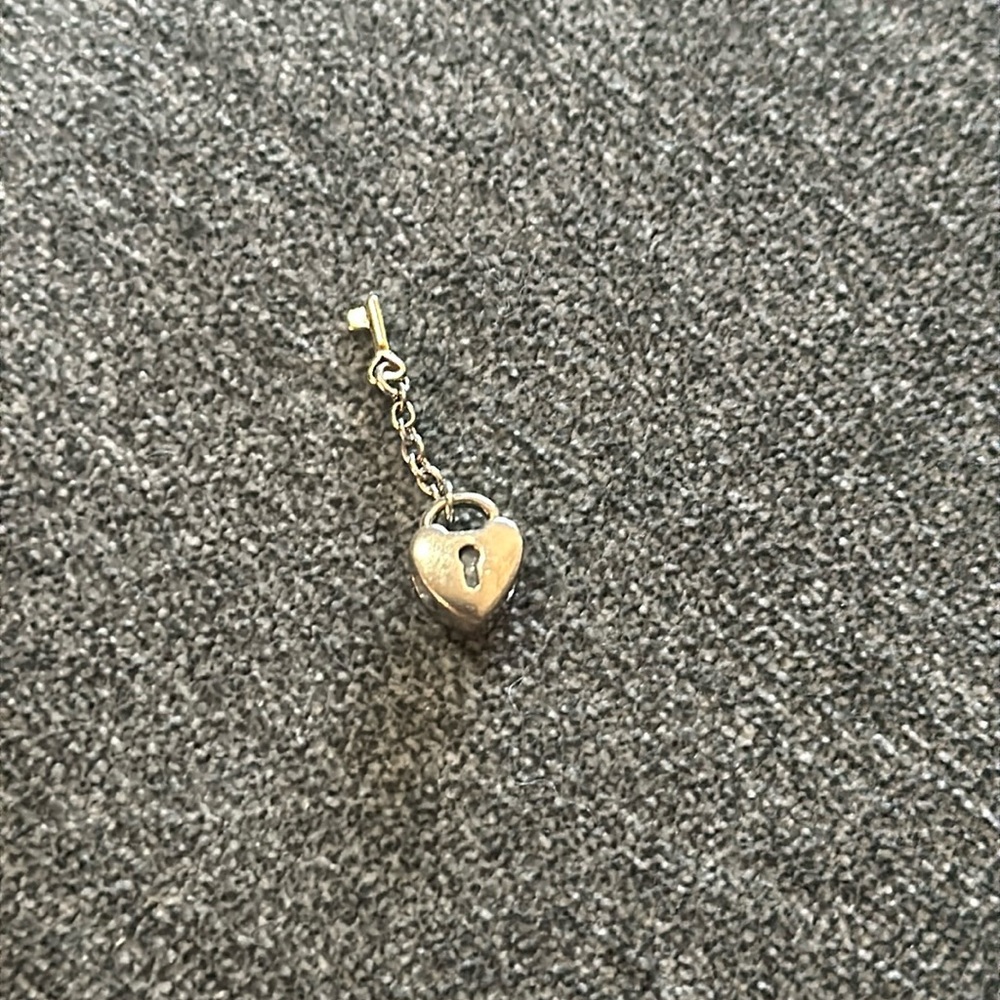 PANDORA Key to My Heart Charm with 14k Yellow Gold Key